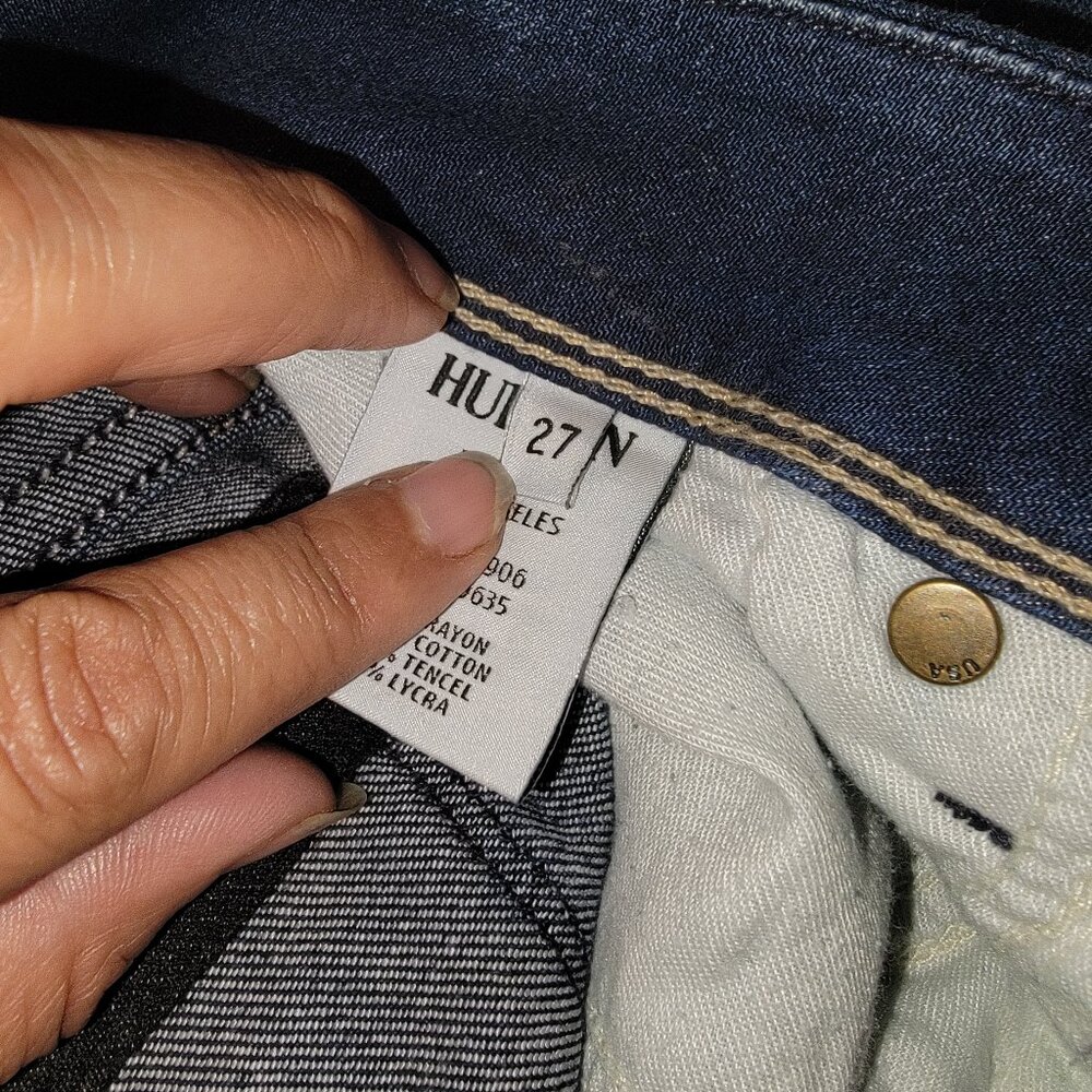Classic Women's Dark Blue Jeans - Picture 5 of 9